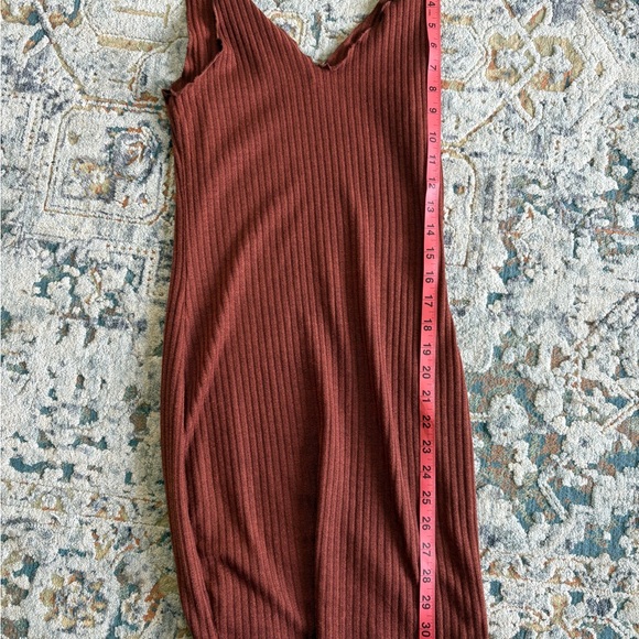 Source Unknown Pink Ribbed Bodycon Mini Dress - Picture 5 of 8